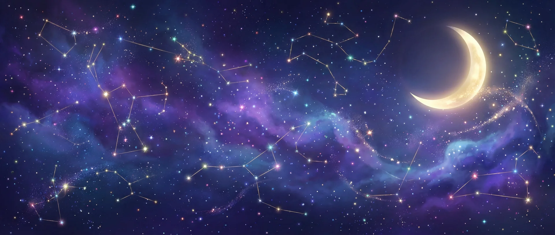 星空背景 - 社交软件 | 每日星座运势与塔罗占卜